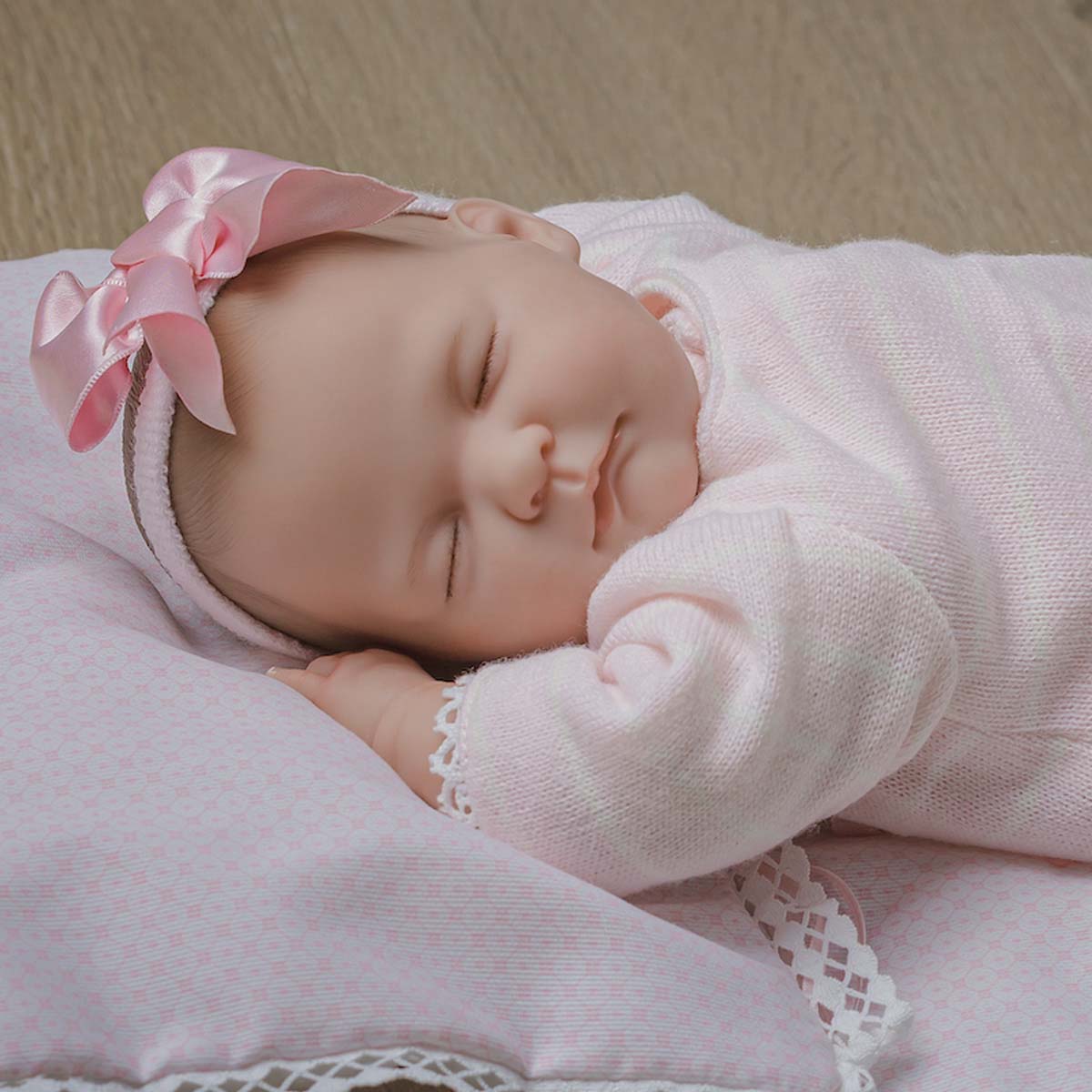 Reborn Doll | Weighted & Hand Painted Soft Vinyl | Limited Edition | Babylin | Pink