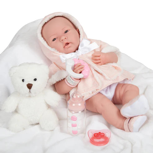 Baby pink teddy bear coat shop