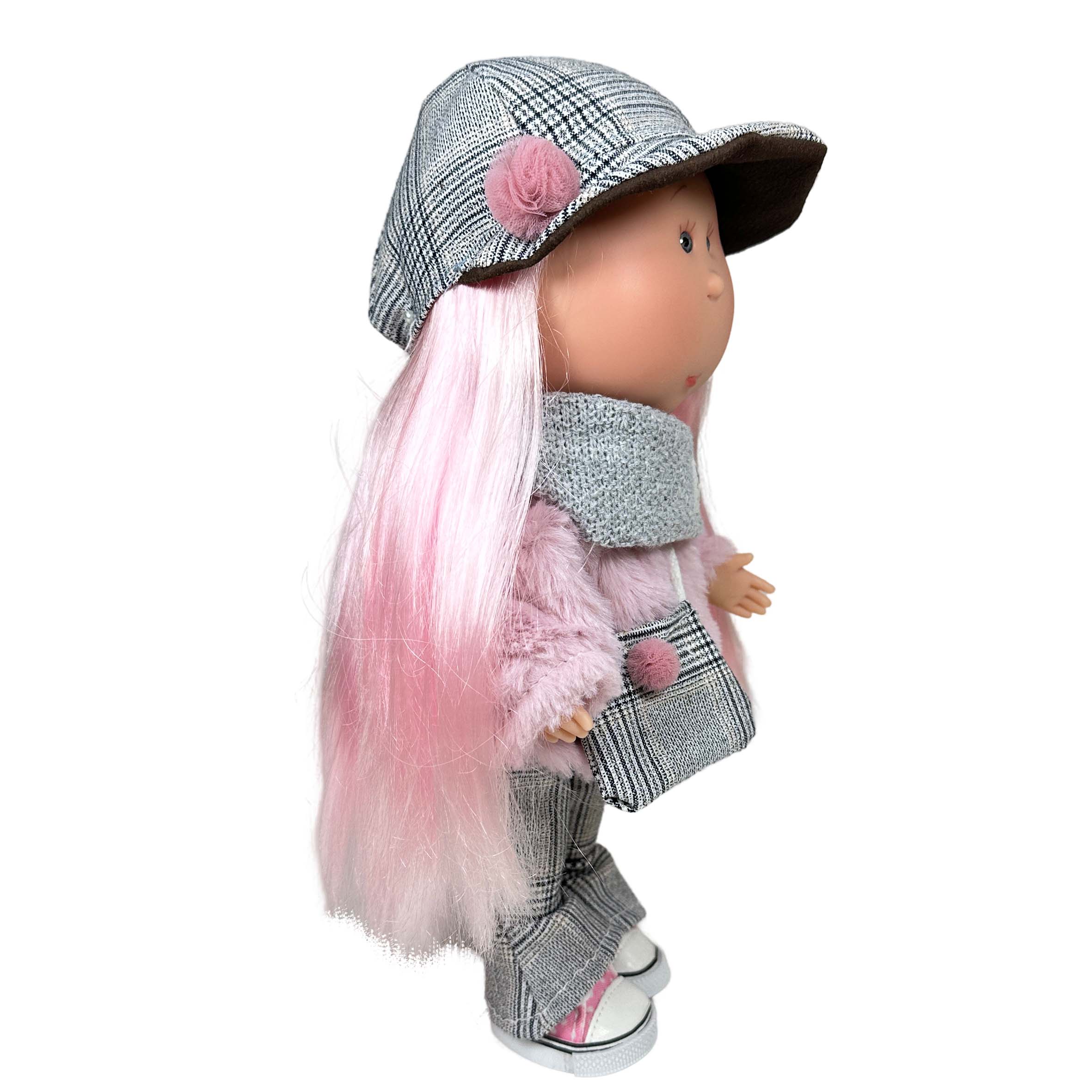 Handcrafted Collectible Mia Fluffy Doll (3428) by Nines D&