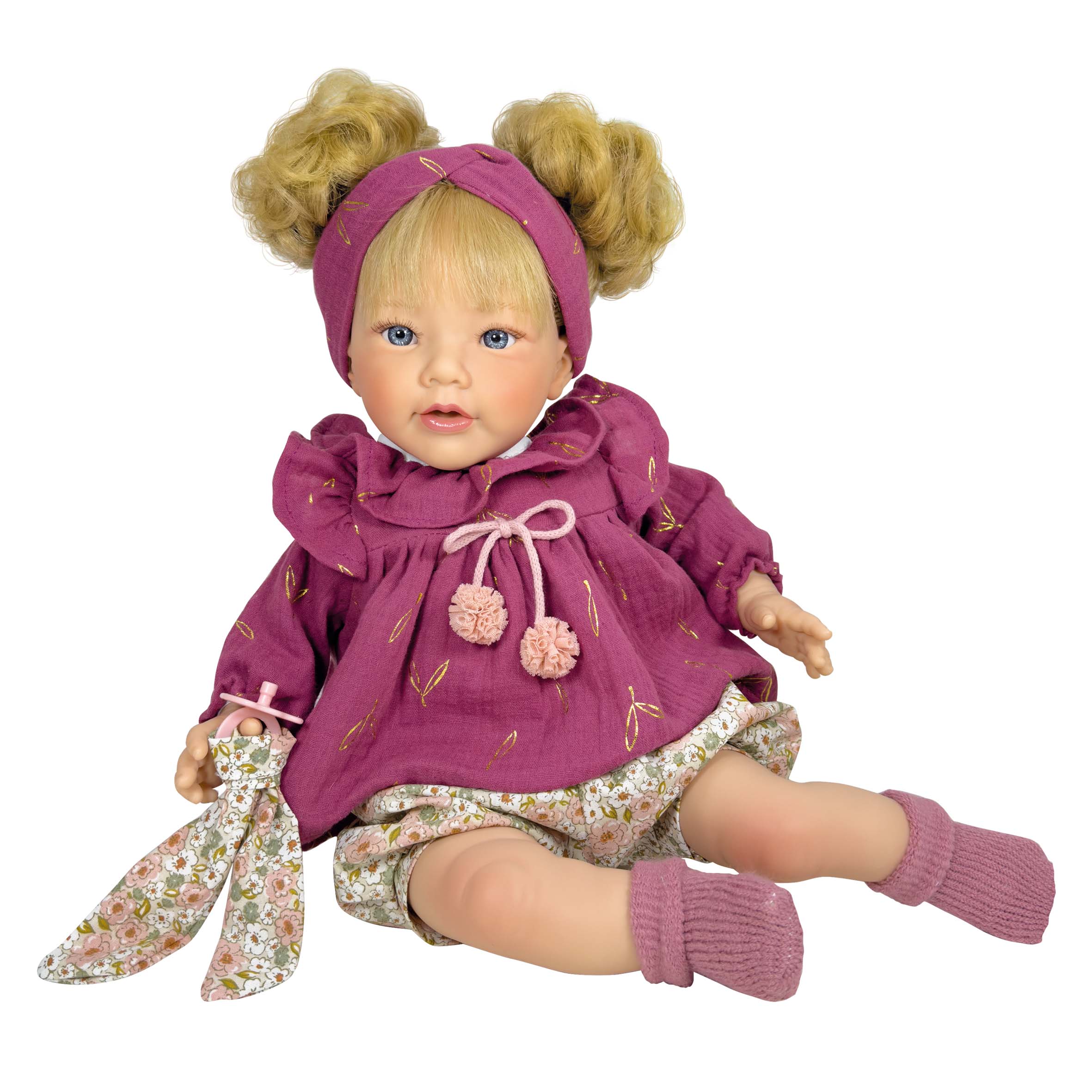 Handcrafted Chloe Jointed Baby Doll by Nines D&