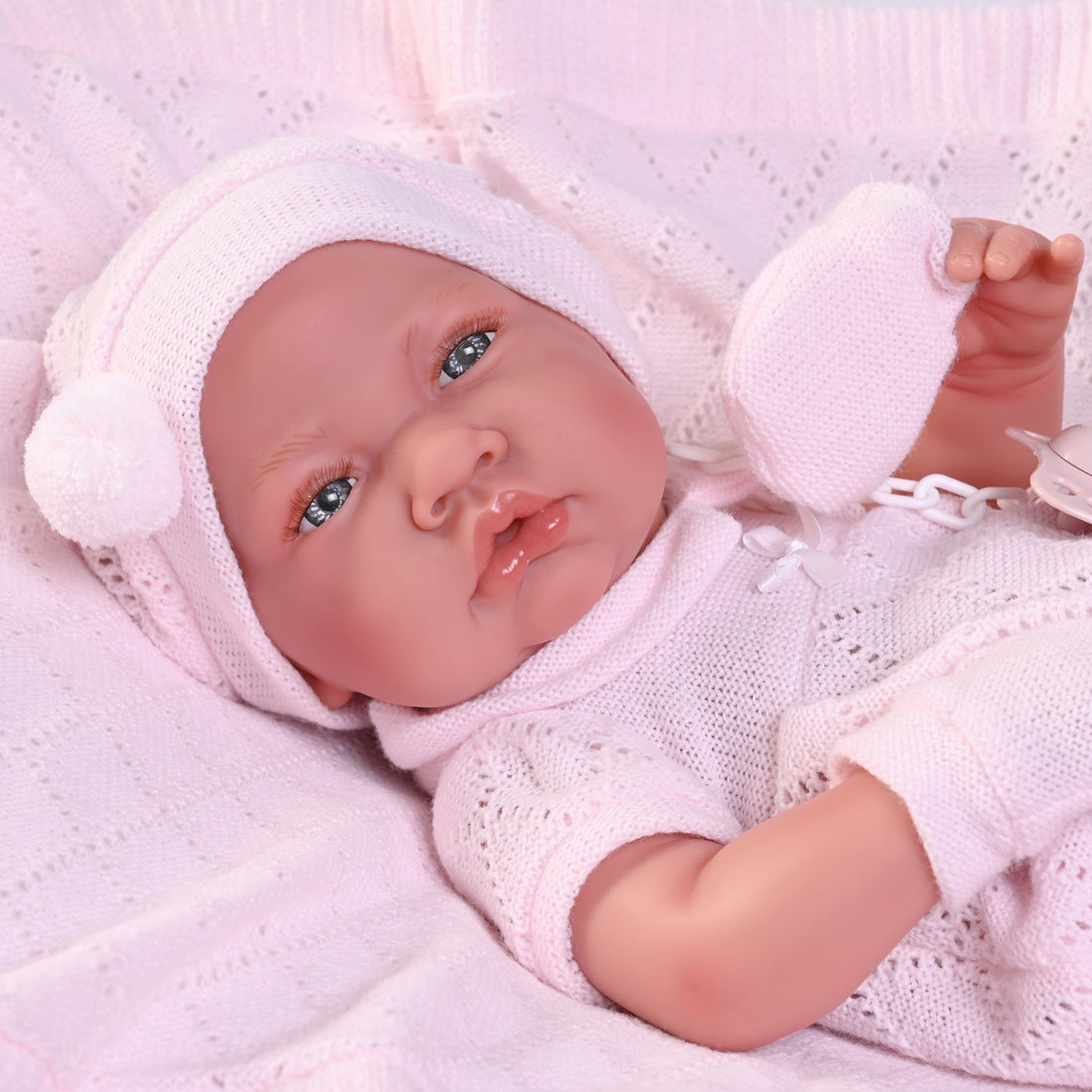 Reborn Doll Lúa Toquilla Pink by Antonio Juan