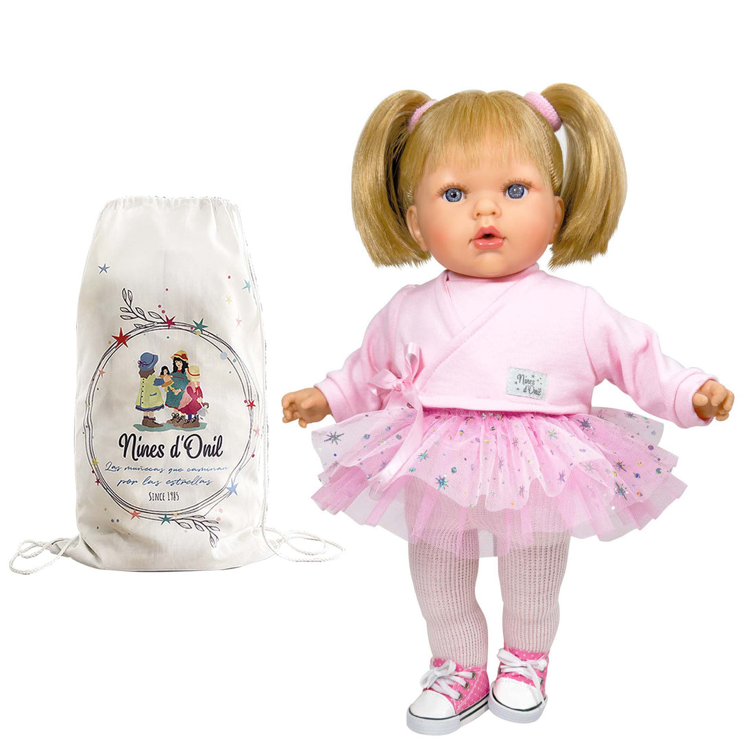 Handcrafted Little Tita Star Blonde Toddler Doll by Nines D&