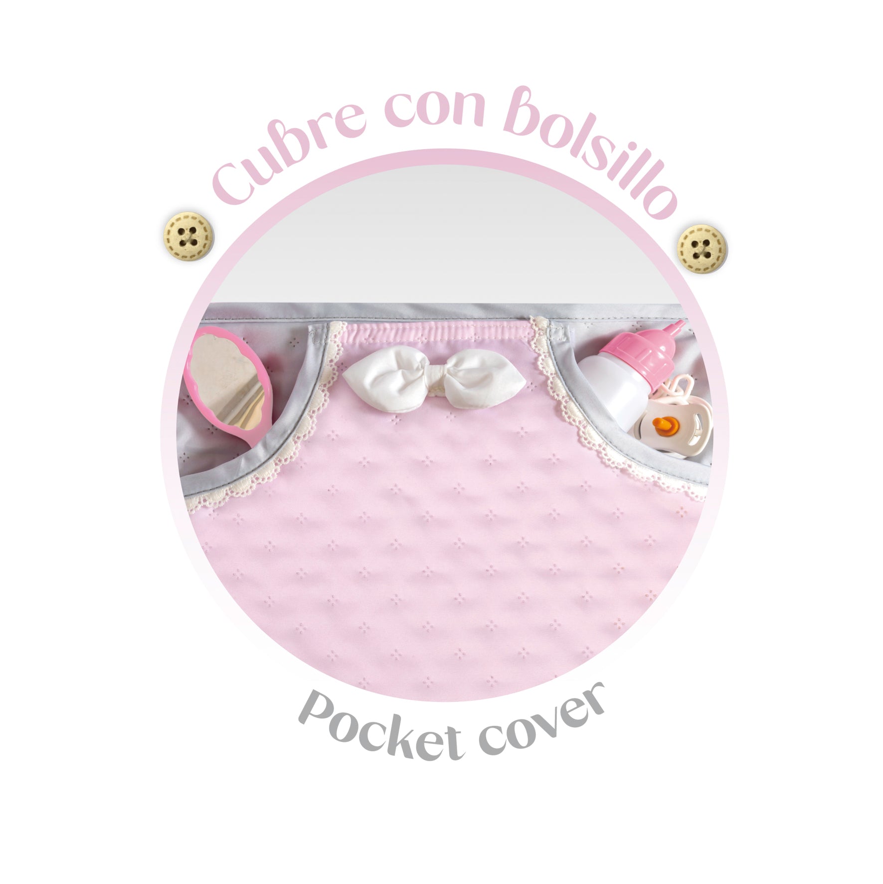 DeCuevas Toys Sophie My First Doll Pram