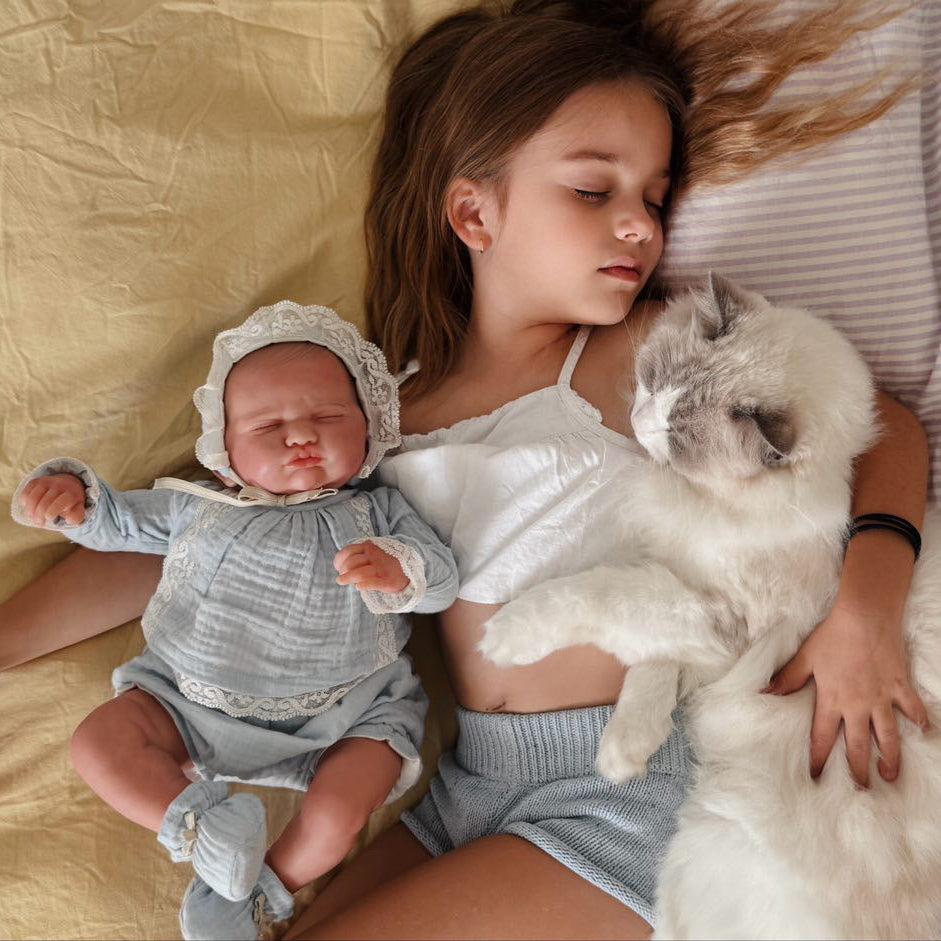 Reborn Doll | Weighted Hand Painted Soft Vinyl | Limited Edition | Mateo | Sailor Blue