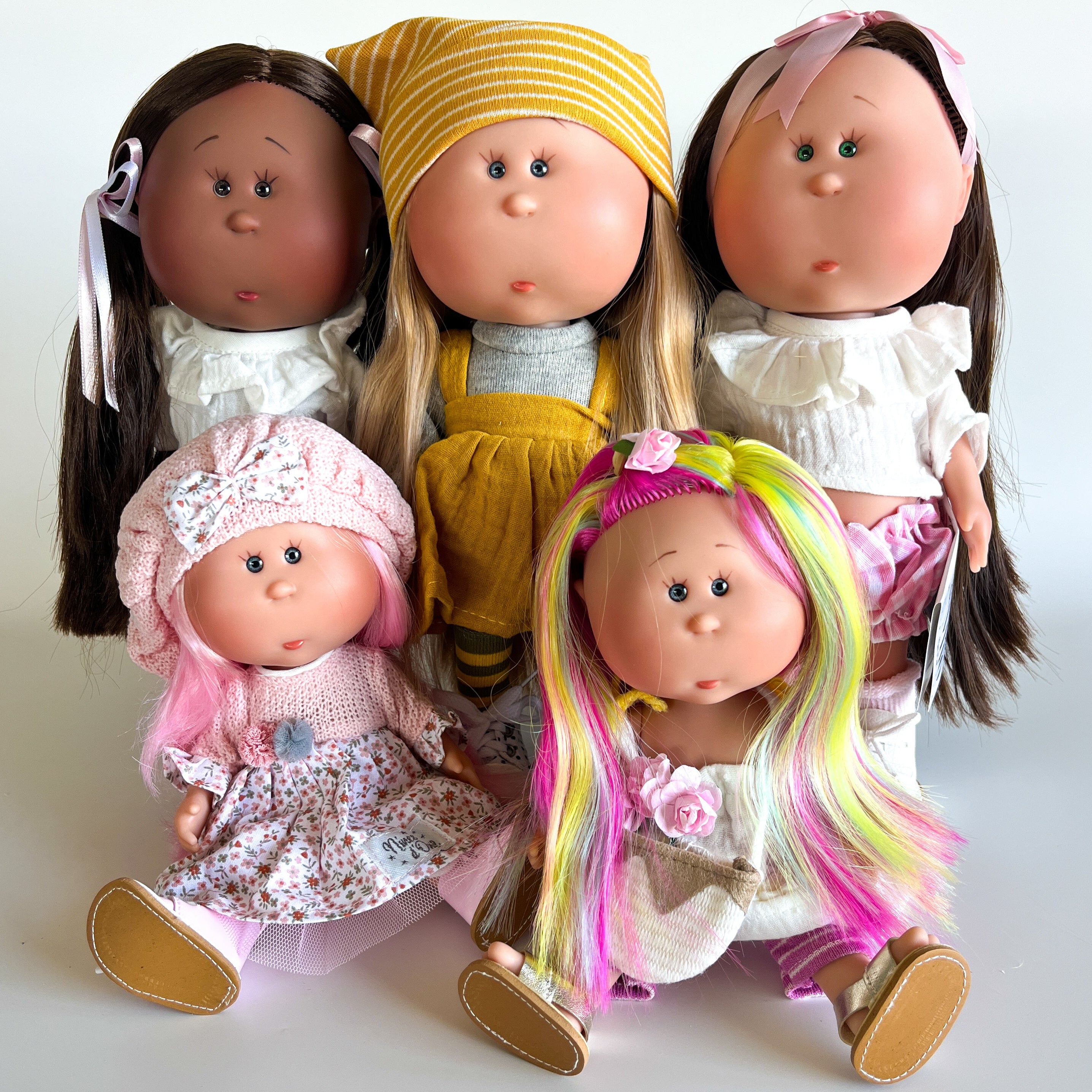 Handcrafted Collectible Mia Miss Mustard Doll by Nines D&