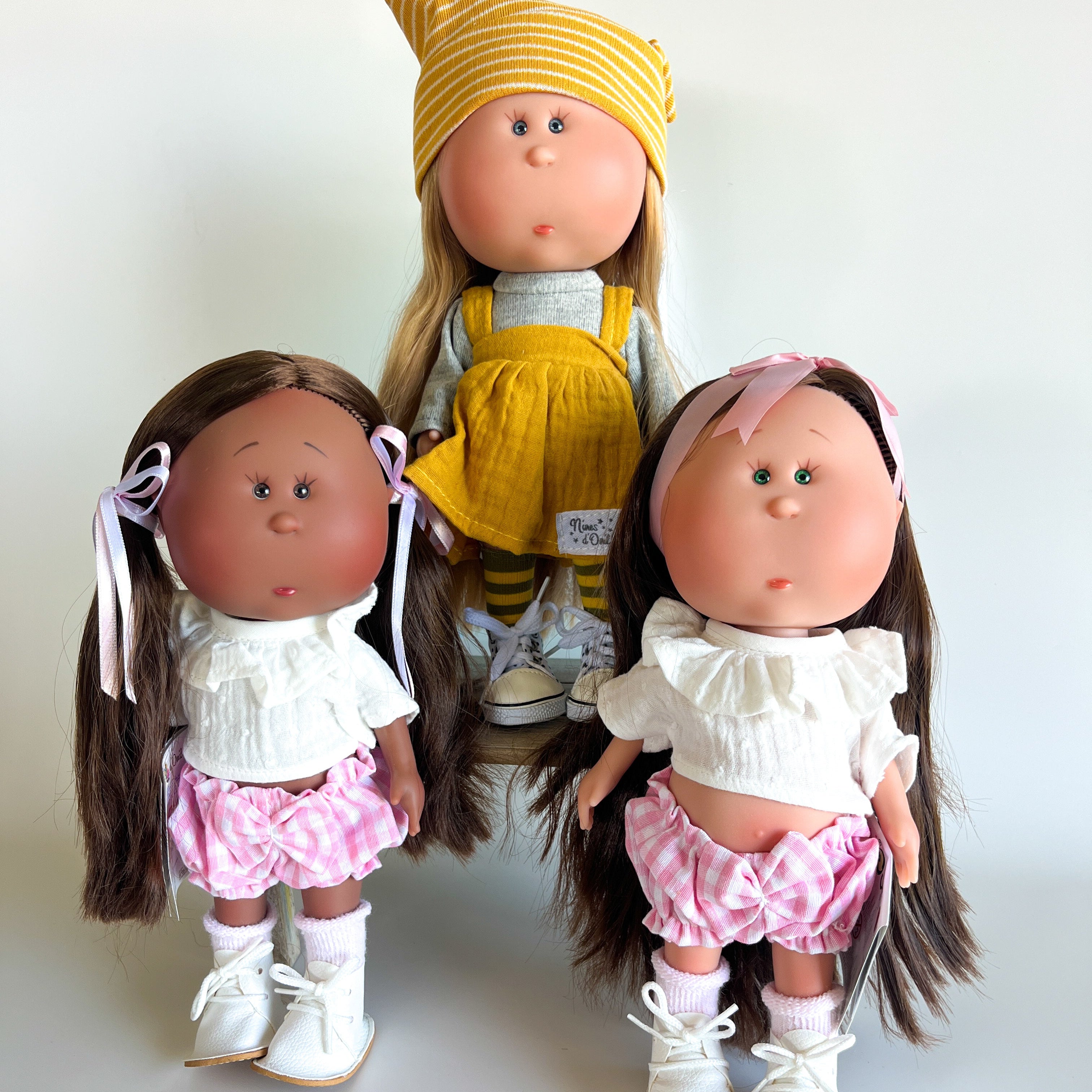 Handcrafted Collectible Mia Miss Mustard Doll by Nines D&