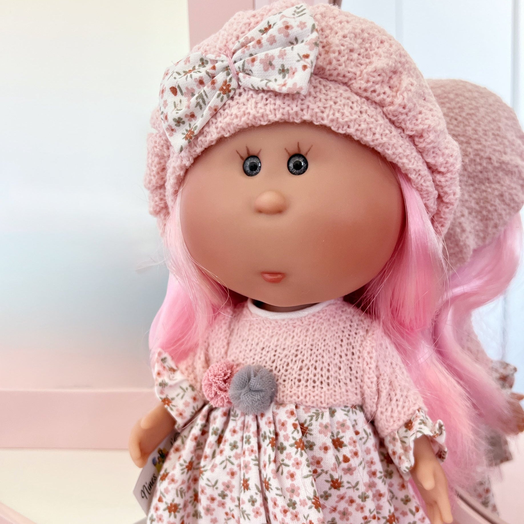 Handcrafted Collectible Little Mia Frenchie Doll by Nines D&