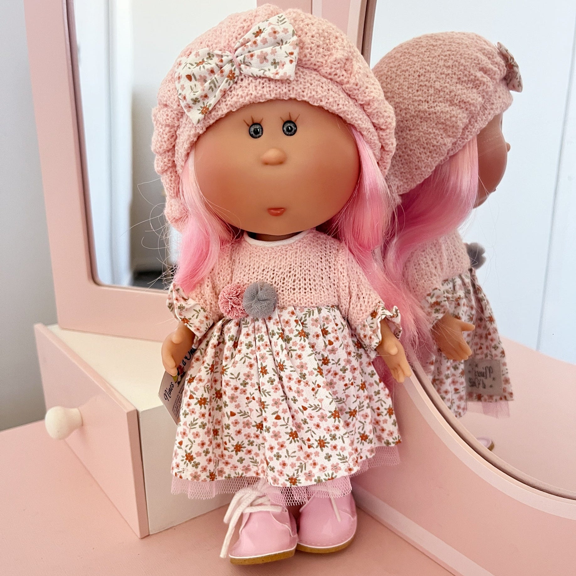 Handcrafted Collectible Little Mia Frenchie Doll by Nines D&