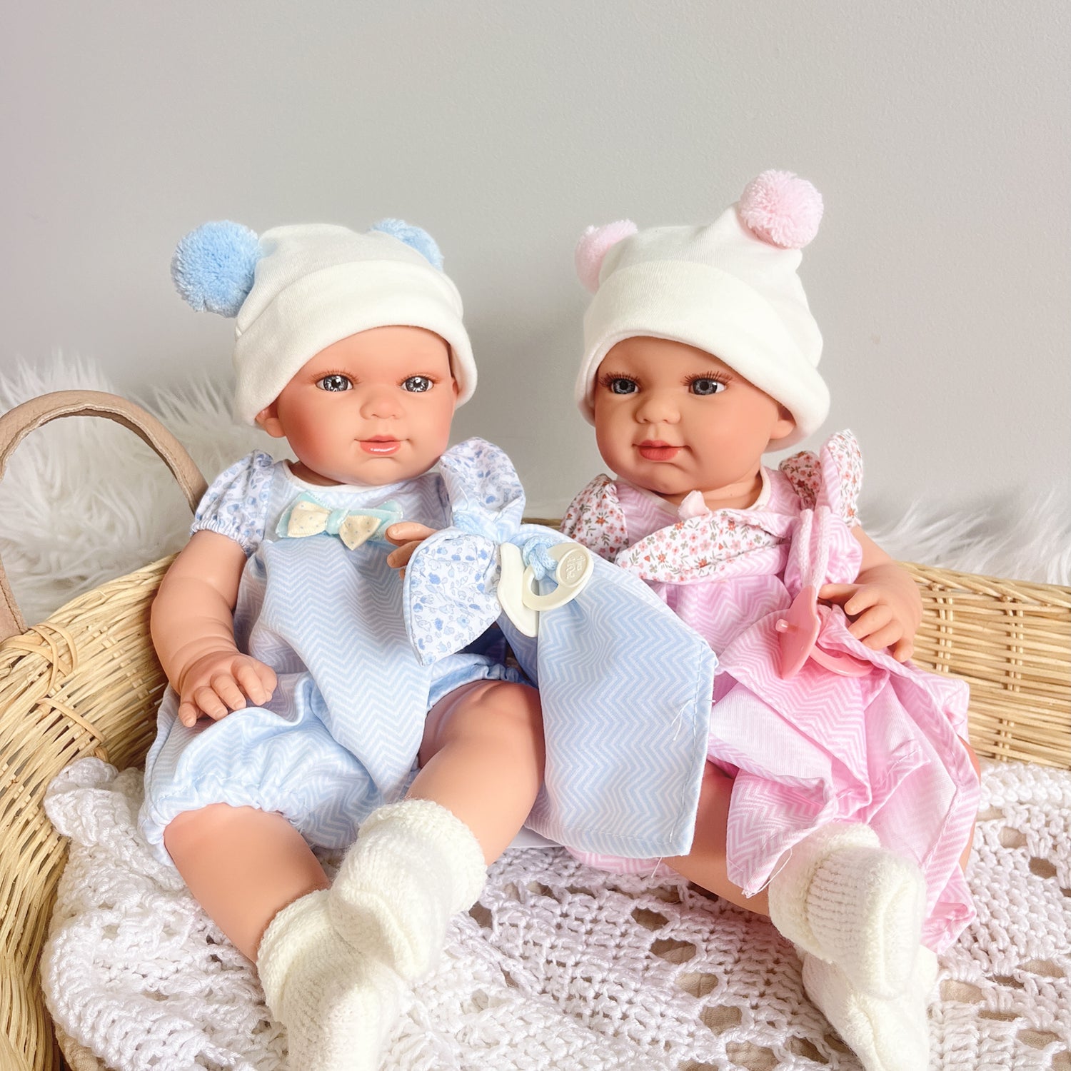 Handcrafted Baby Doll Dou Dou Real Boy by Nines d&