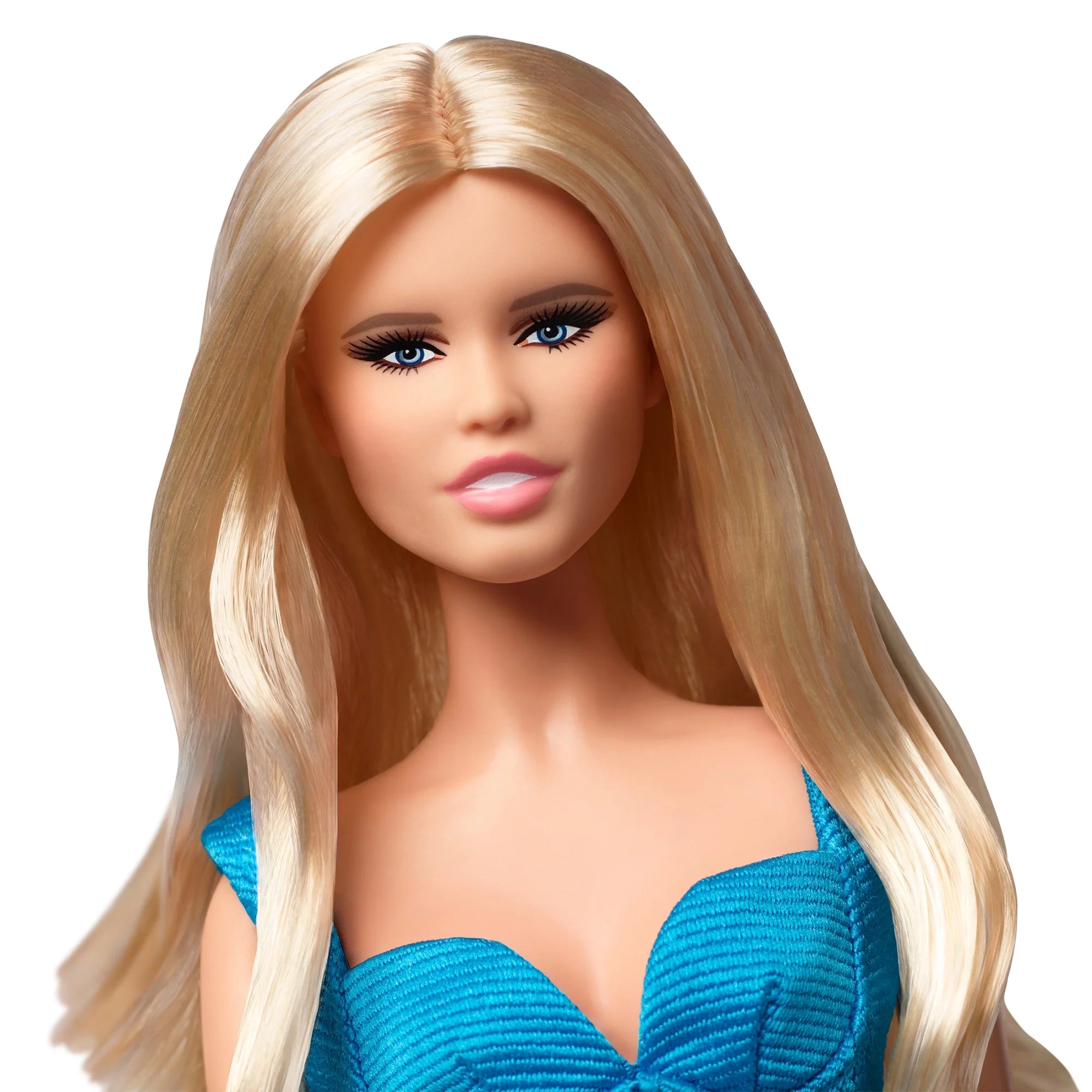 Supermodel Claudia Schiffer Barbie Doll in Versace Gown