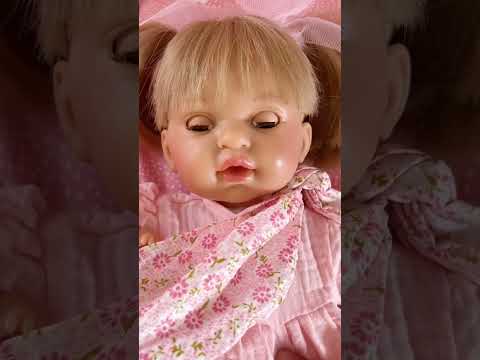 Handcrafted Baby Doll Brunette Alex with Baby by Nines d&
