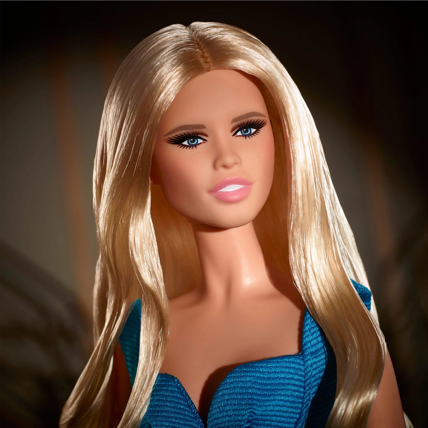 Supermodel Claudia Schiffer Barbie Doll in Versace Gown