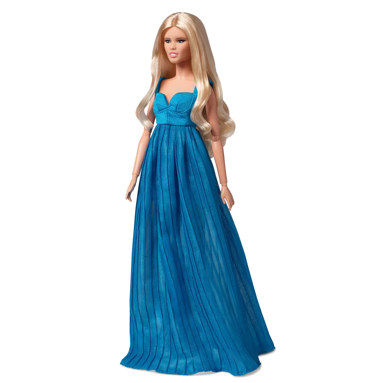 Supermodel Claudia Schiffer Barbie Doll in Versace Gown