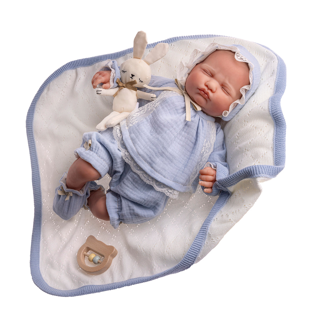 Reborn Doll | Weighted &amp; Hand Painted Soft Vinyl | Limited Edition | Mateo | Blue