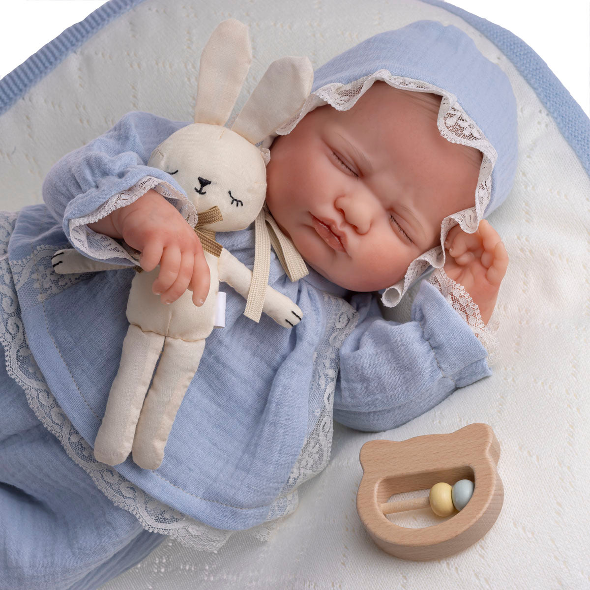 Reborn Doll | Weighted &amp; Hand Painted Soft Vinyl | Limited Edition | Mateo | Blue