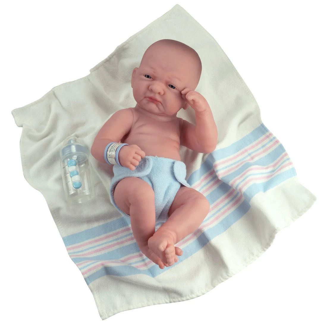 Original Handcrafted in Spain La Newborn Baby Doll "First Day" Real Boy