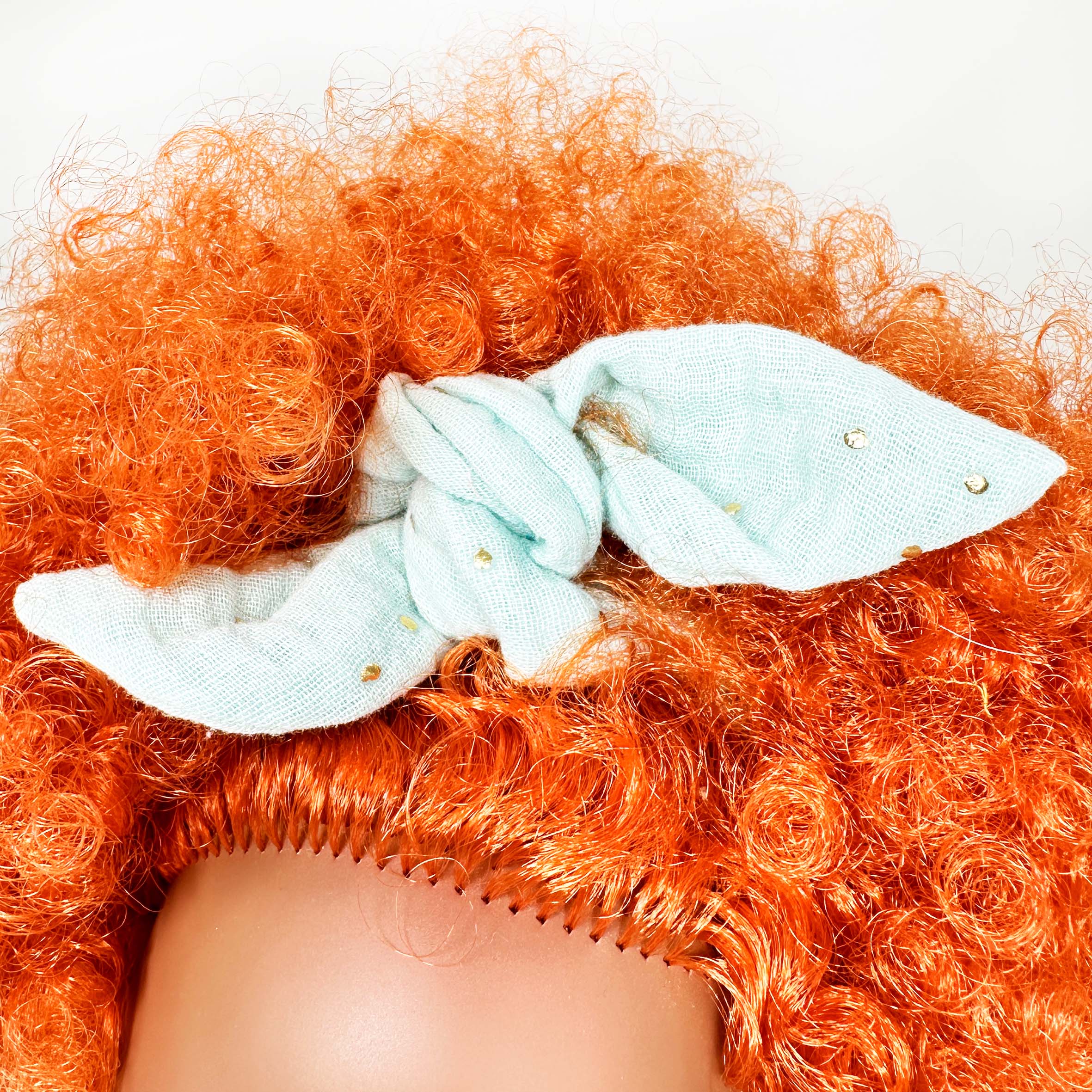 Handcrafted Collectible Mia Ginger Afro Doll (3408) by Nines D&