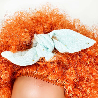 Handcrafted Collectible Mia Ginger Afro Doll (3408) by Nines D&