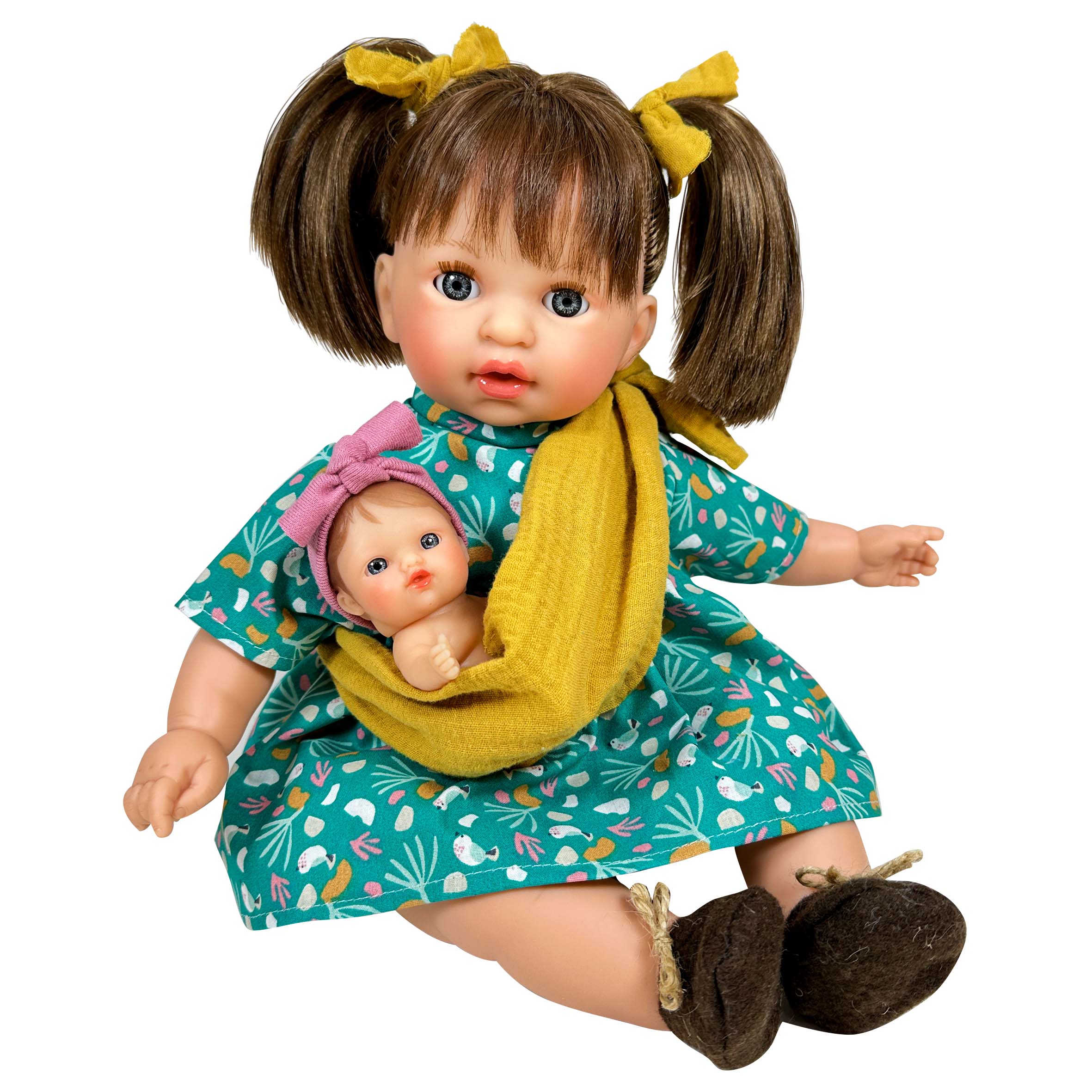 Baby Doll Brunette Alex with baby by Nines d Onil