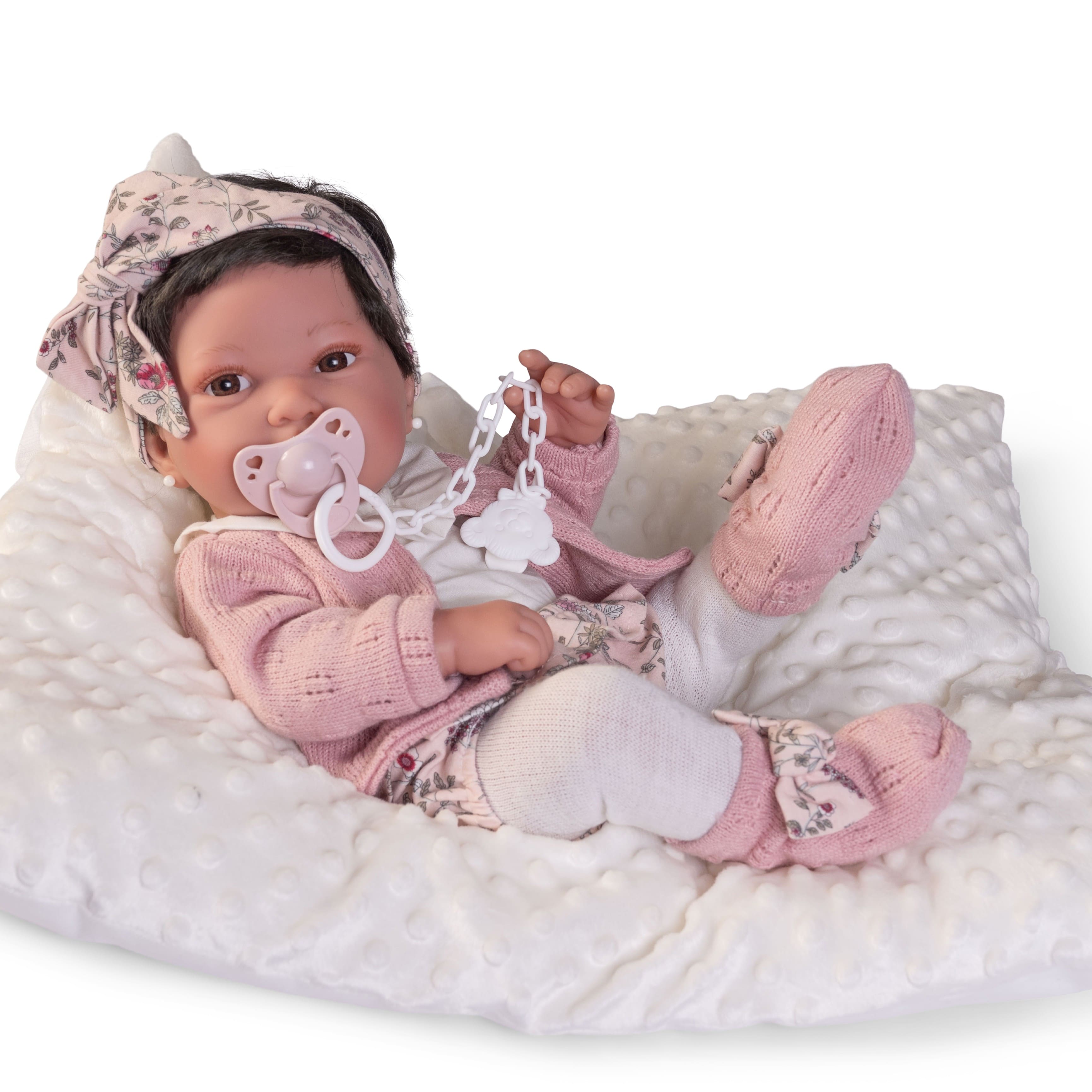 Reborn Doll Pipa With Cushion by Antonio Juan