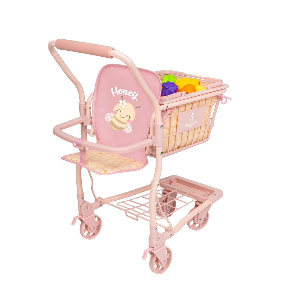 DeCuevas Toys Honey Supermarket Trolley with Accessories and Baby Carrier