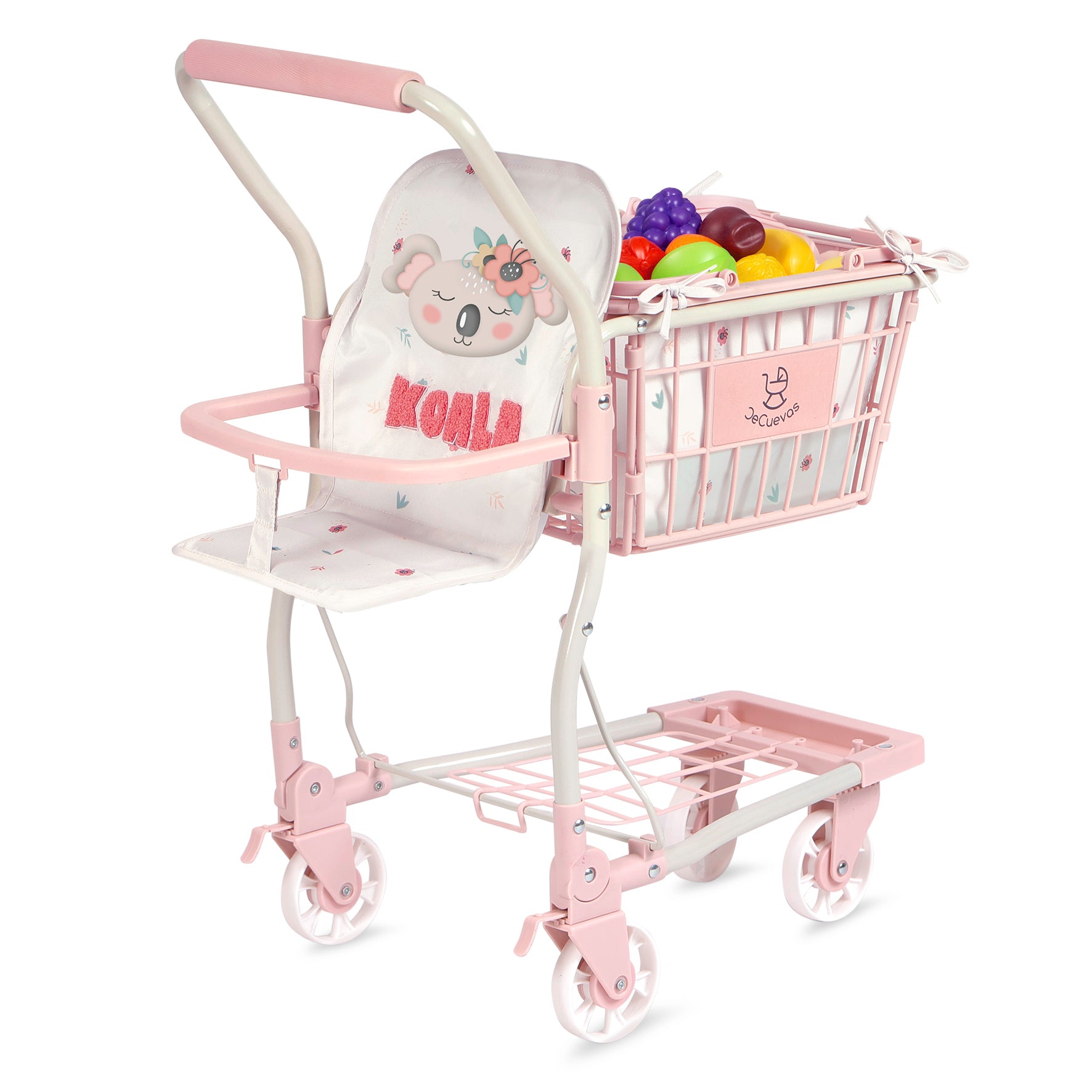 DeCuevas Toys Koala Supermarket Trolley with Accessories and Baby Carrier