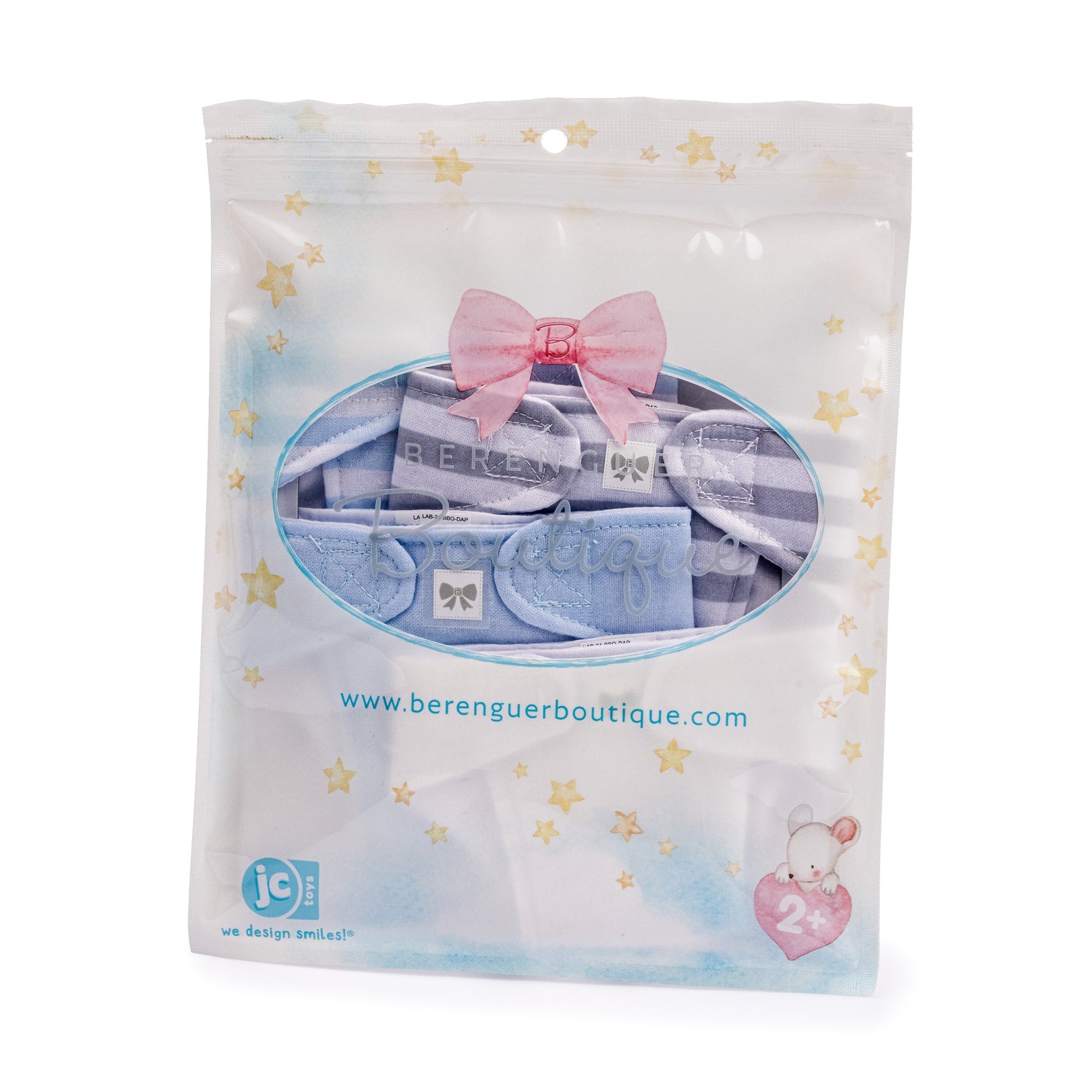 Baby Doll Eco Diapers 4 Pack Fits dolls 14 to 18 inch in Blue