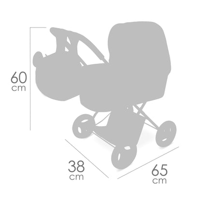 DeCuevas Toys Koala Foldable Doll Pram