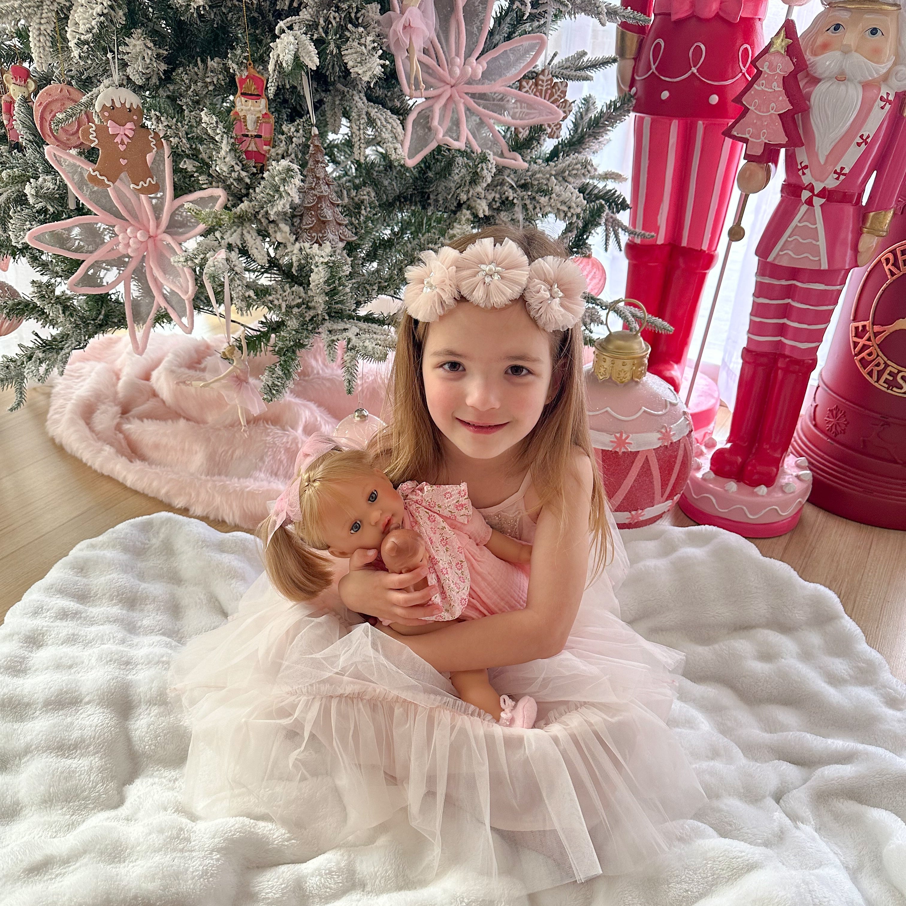 Handcrafted Baby Doll Blonde Alex with Baby by Nines d&