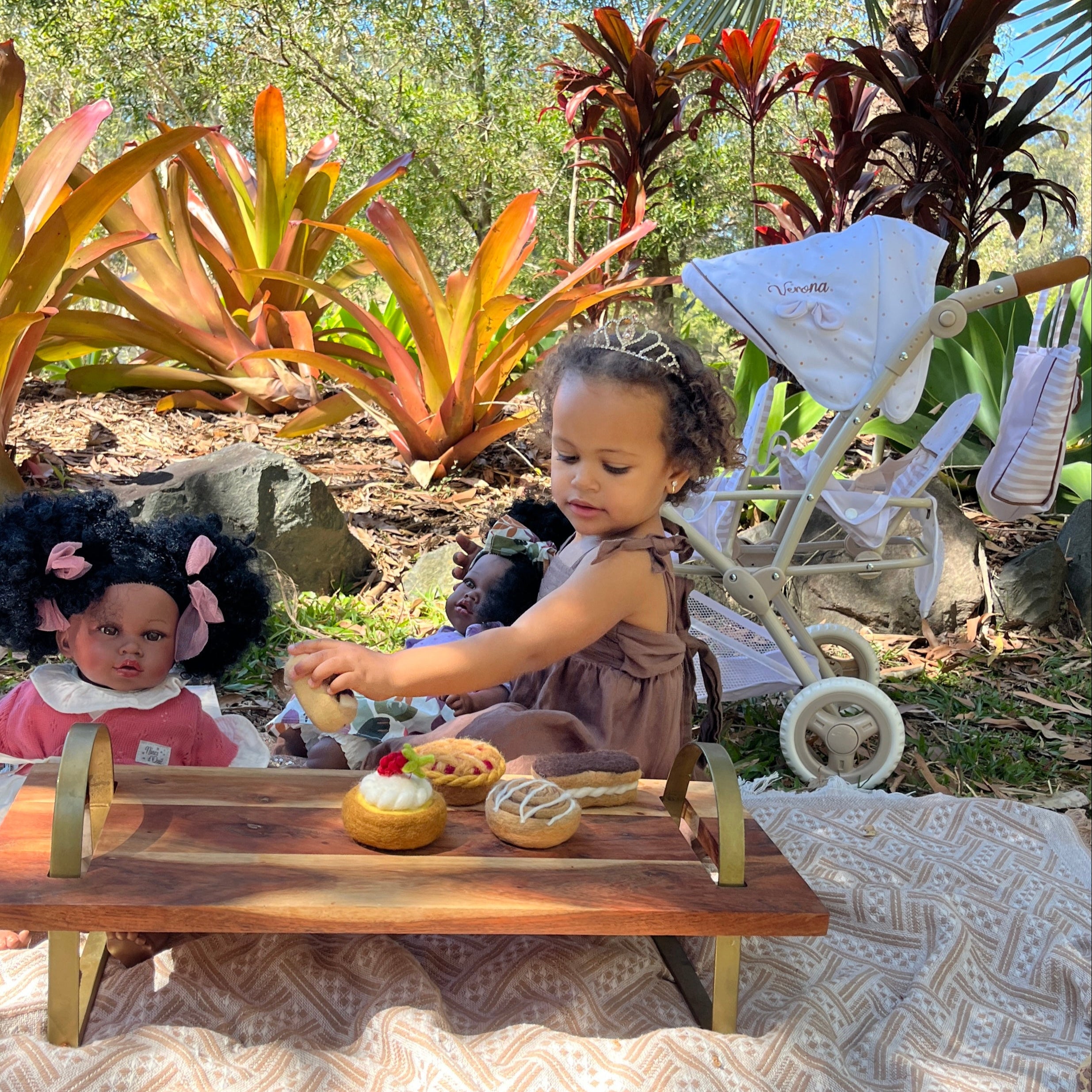 Handcrafted Addis African Dancer Toddler Doll by Nines D&