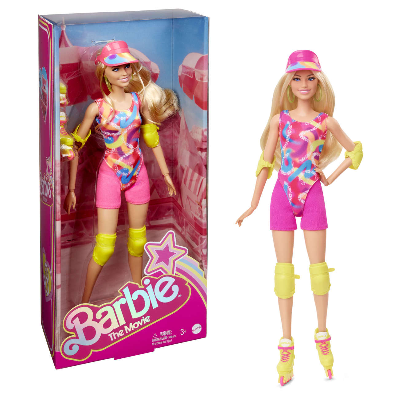 Barbie the Movie Collectible store in Gingham Dress & Ken in Stripes