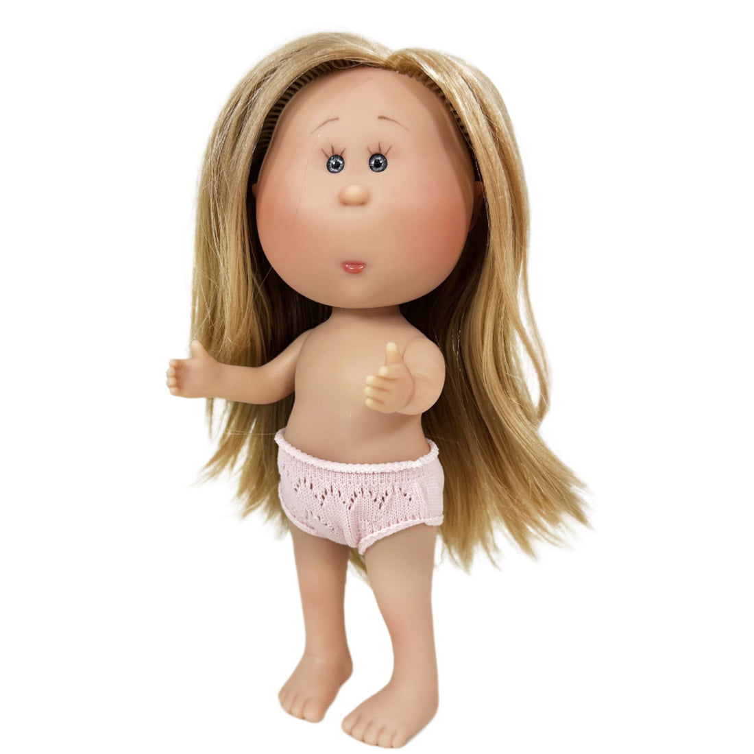 Handcrafted Little Mia Doll to dress (0050_03) by Nines D&