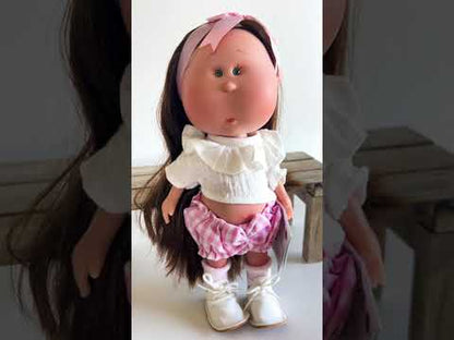 Handcrafted Collectible Mia Miss Mustard Doll by Nines D&