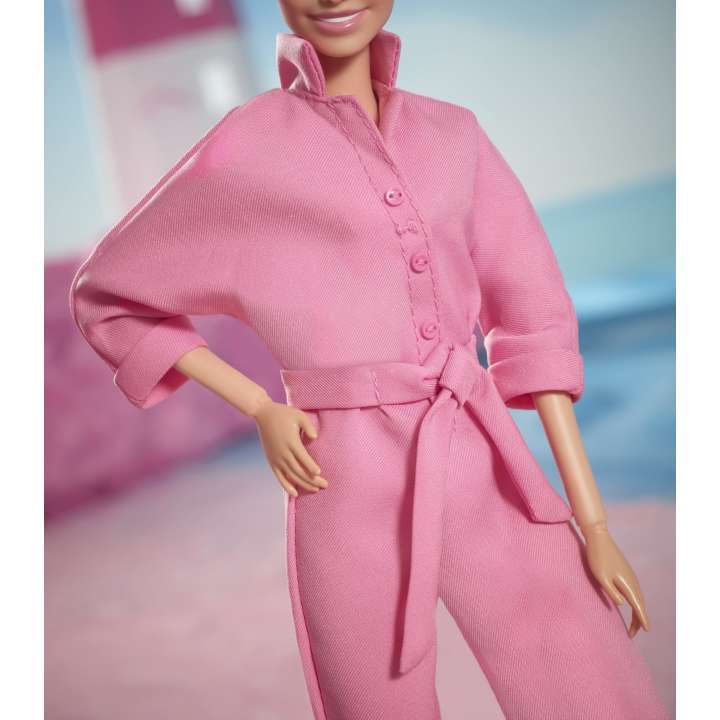 Barbie the Movie Collectible Doll, Margot Robbie As Barbie In Pink Power Jumpsuit - Dolls and Accessories