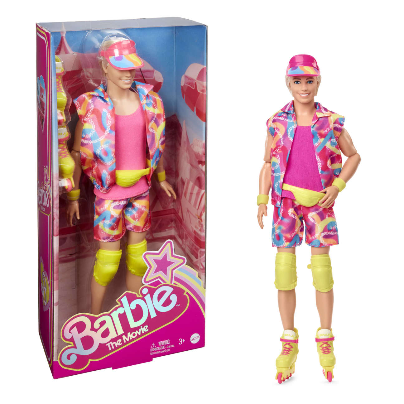 Barbie the Movie Collectible Ken Doll In Inline Skating Outfit - Dolls and Accessories